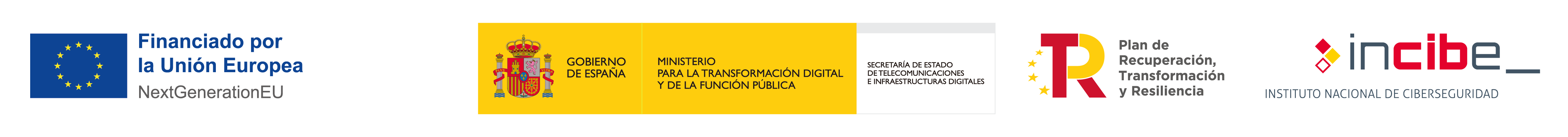 Funding from the European Union NextGenerationEU, Government of Spain, Recovery Plan and INCIBE